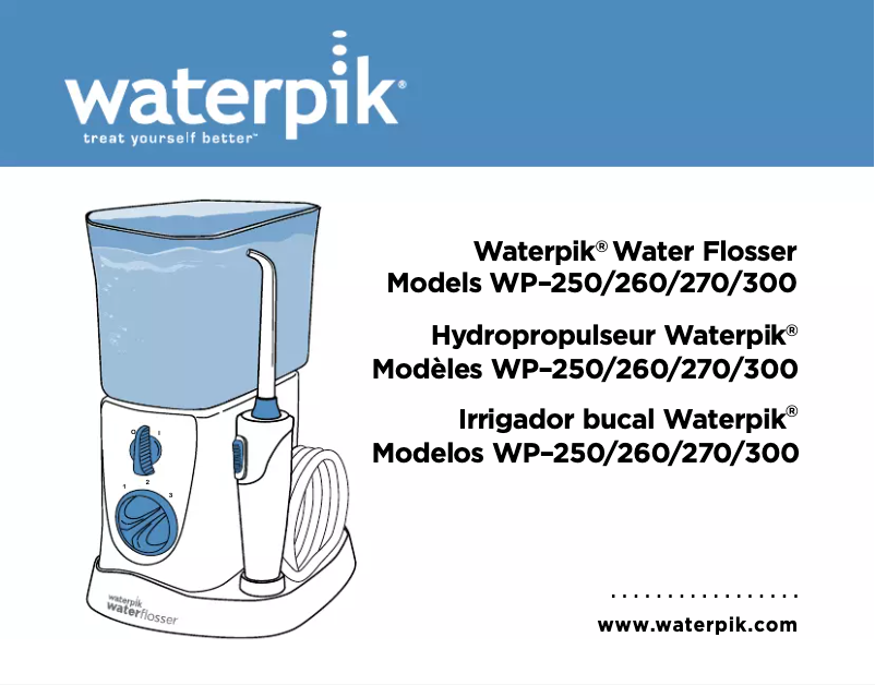 Page 1 de la notice Manuel utilisateur Waterpik WP-260