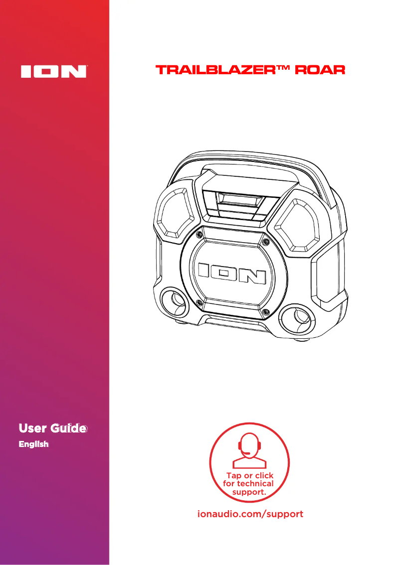 Page n°1 - Manuel utilisateur ION Trailblazer Roar