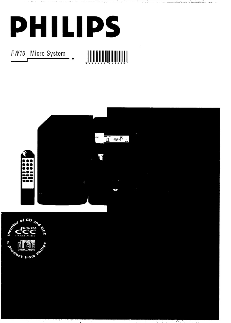 Imagen de la primera página del manual del dispositivo FW15