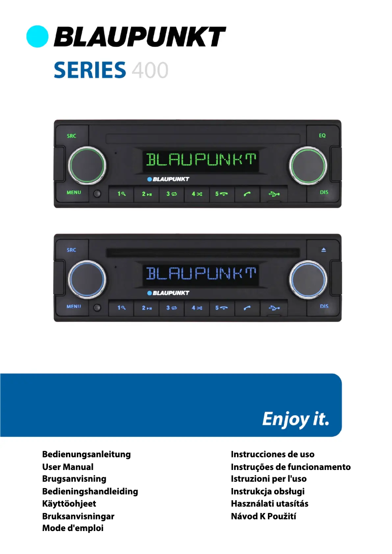 Page n°1 - Manuel utilisateur Blaupunkt Carrier 400 DAB