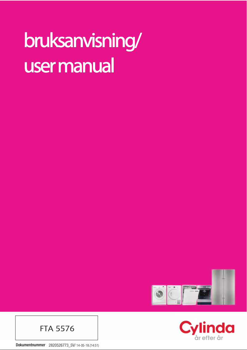 Imagen de la primera página del manual del dispositivo FTA 5576