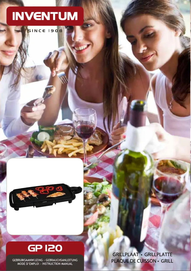 Page 1 de la notice Manuel utilisateur Inventum GP120