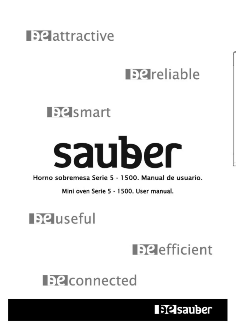 Page 1 de la notice Manuel utilisateur Sauber SERIE 5-1500