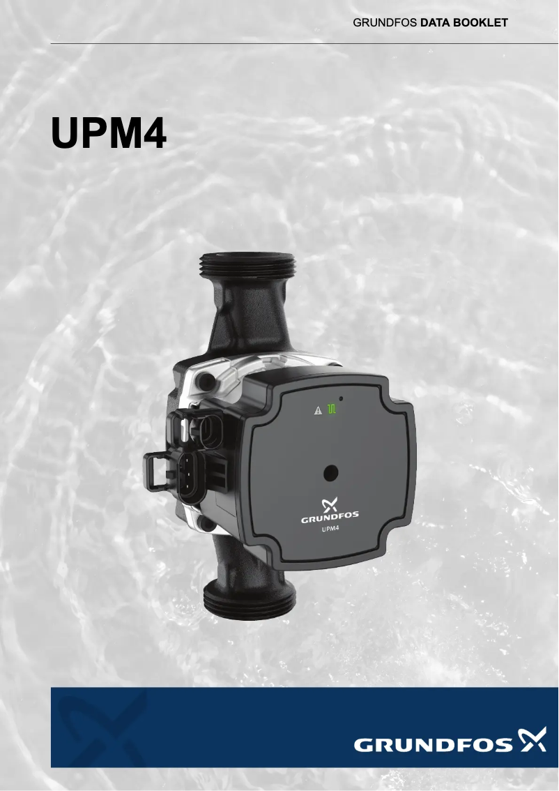 Page 1 de la notice Fiche technique Grundfos ALPHA1