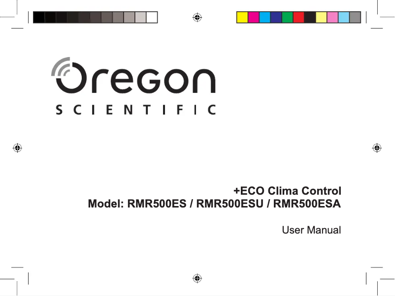Page 1 de la notice Manuel utilisateur Oregon Scientific RMR500ES
