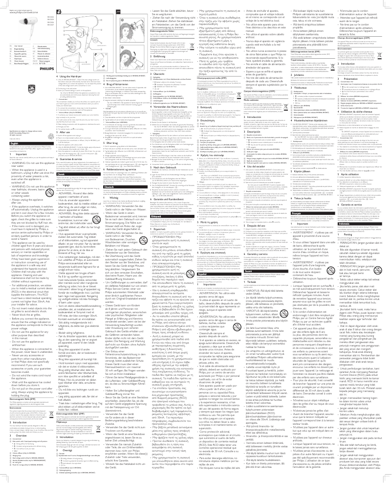 Imagen de la primera página del manual del dispositivo EssentialCare BHD004