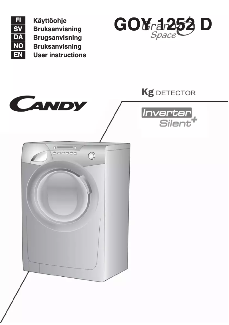 Página 1 del manual Manual de usuario Candy GS 128DH3-S