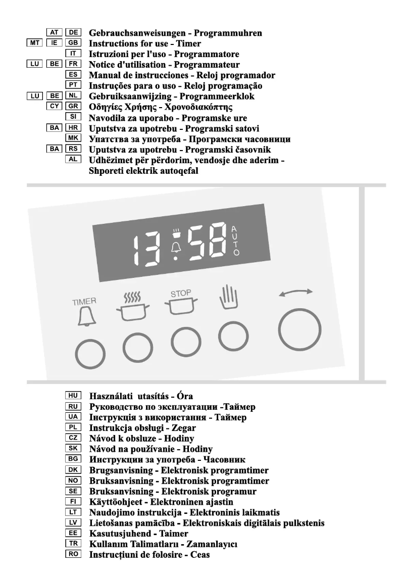 Image de la première page du manuel de l'appareil B7570E