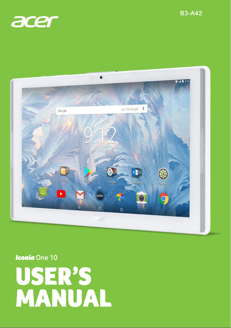 Page n°1 - Manuel utilisateur Acer B3-A42-K74M