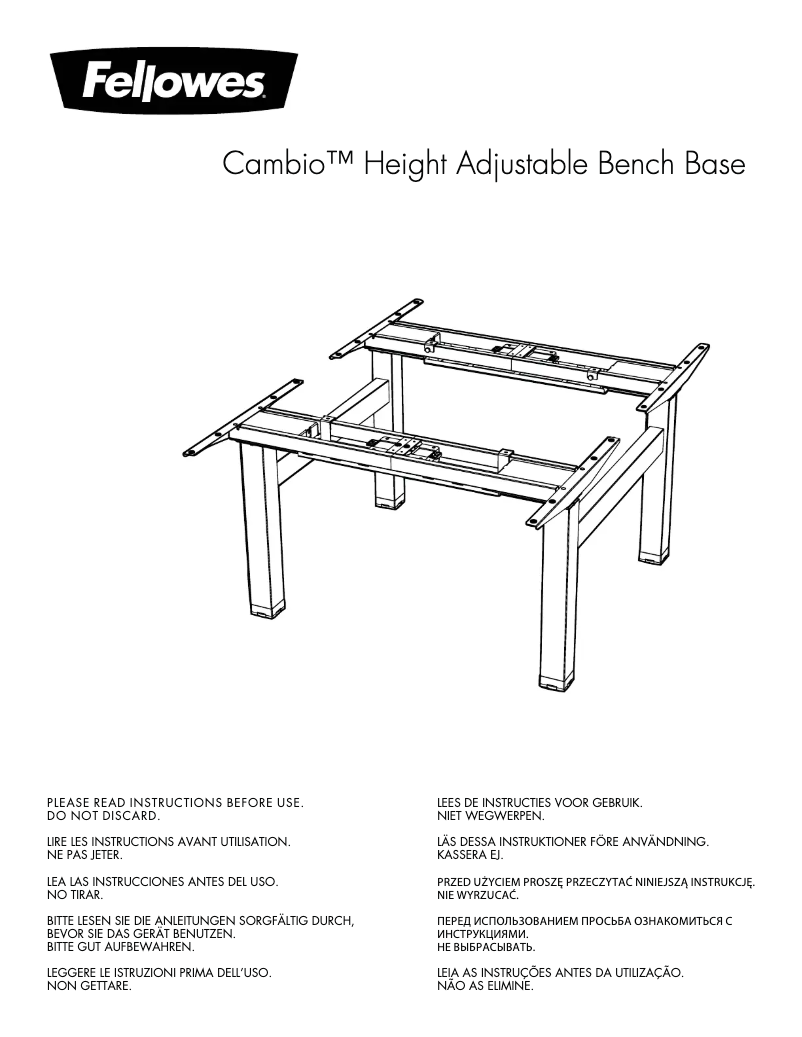 Página 1 del manual Manual de usuario Fellowes Cambio