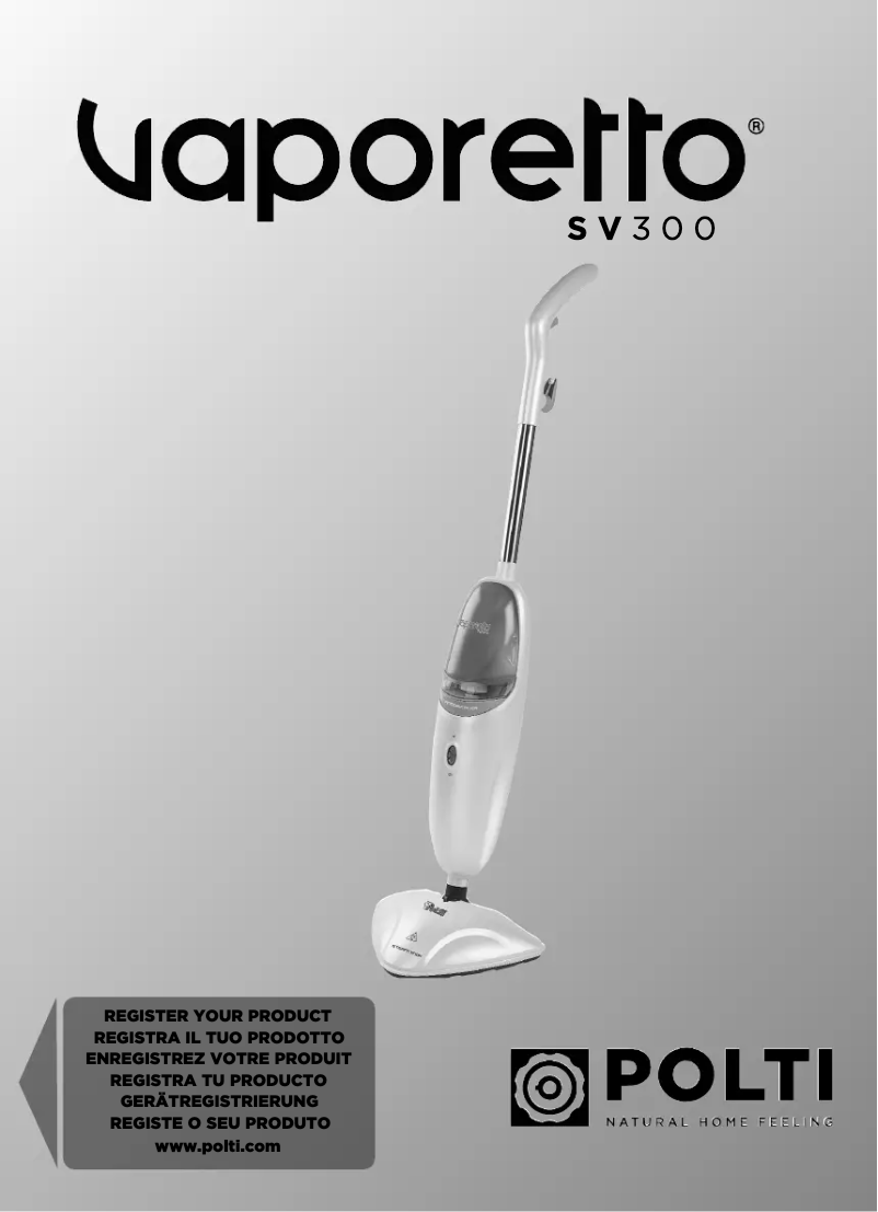 Image de la première page du manuel de l'appareil Vaporetto SV300