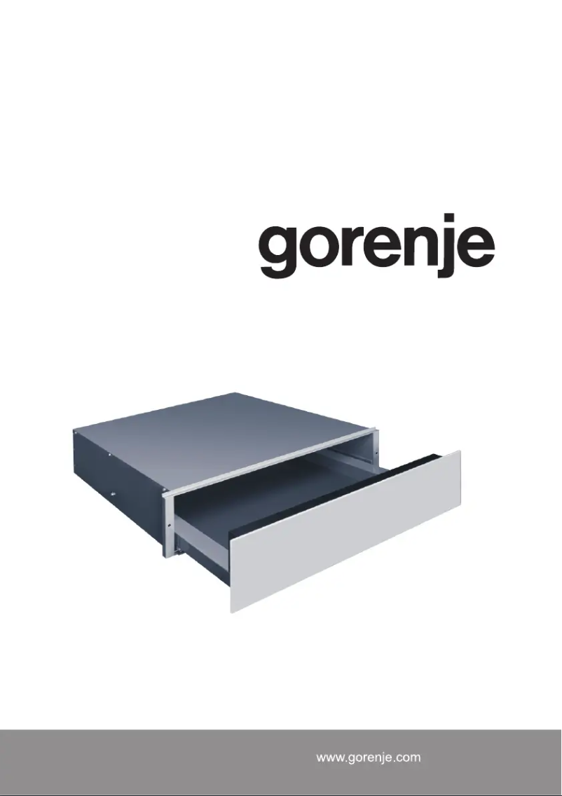 Page n°1 - Manuel utilisateur Gorenje SD1400X