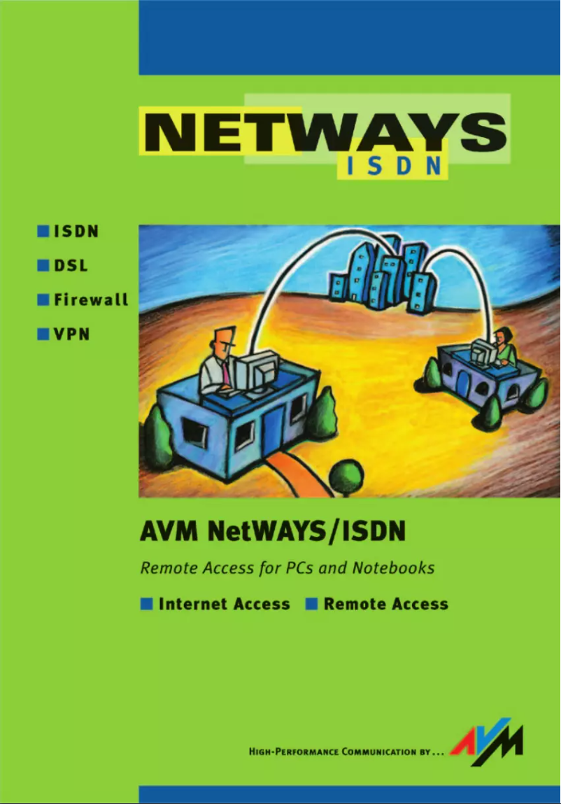Page n°1 - Manuel utilisateur AVM NetWAYS-ISDN