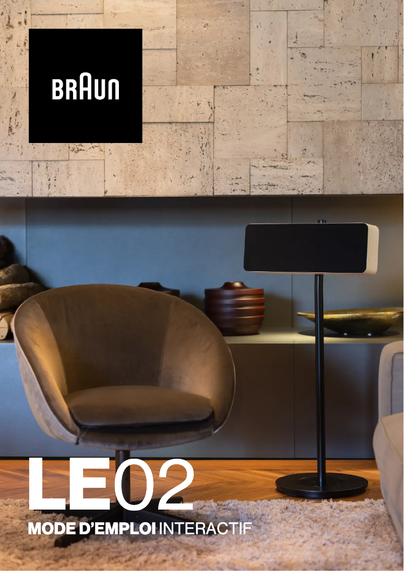 Page n°1 - Manuel utilisateur Braun LE02