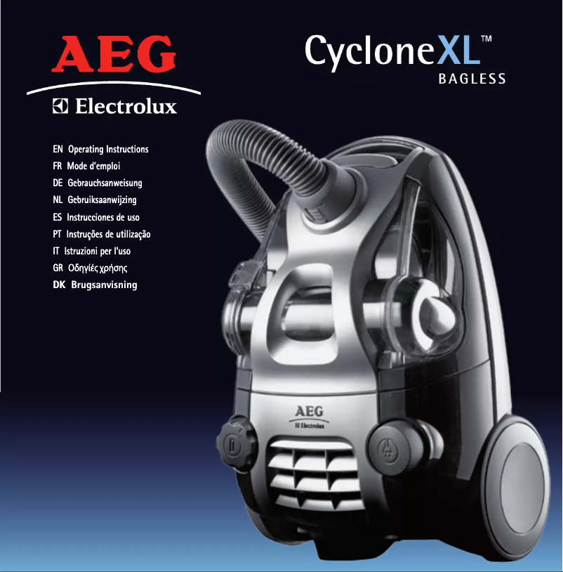 Page 1 de la notice Manuel utilisateur AEG Cyclone XL ACX6206FB