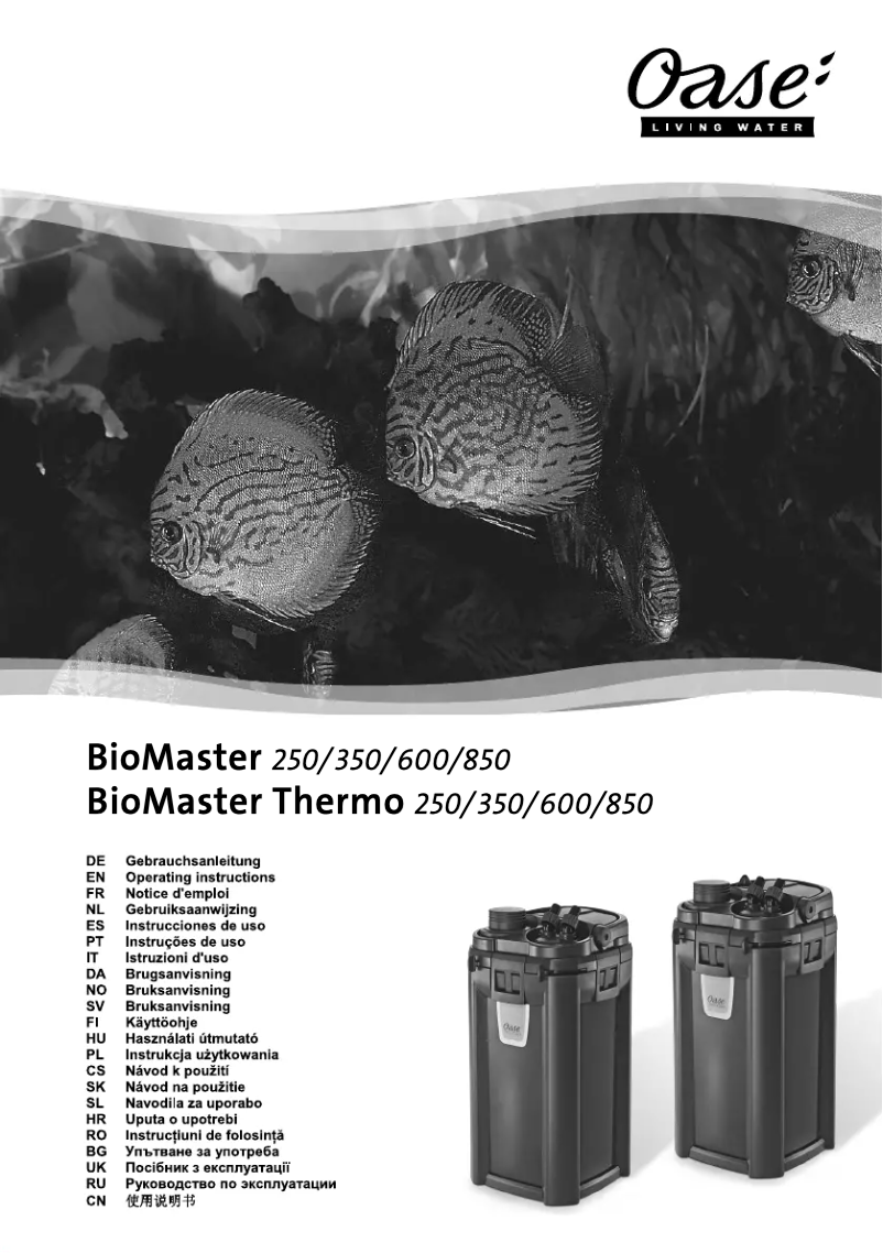 Page n°1 - Manuel utilisateur Oase BioMaster 250