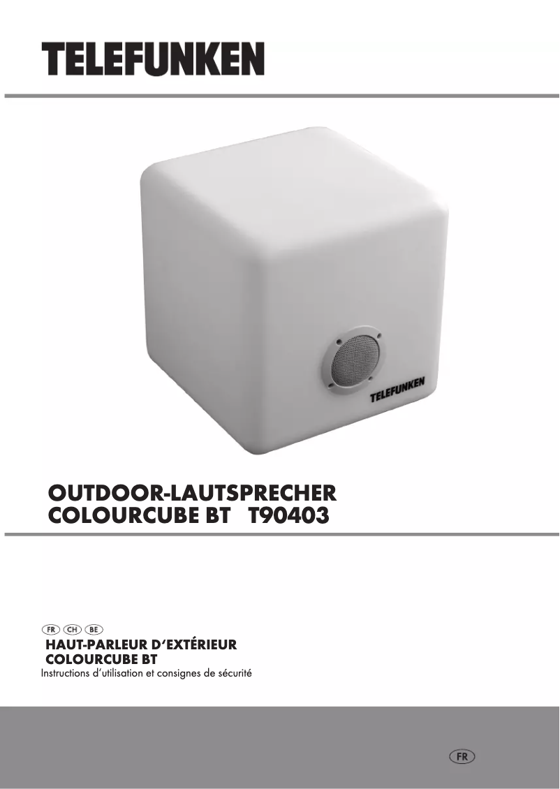 Page n°1 - Manuel utilisateur Telefunken T90403