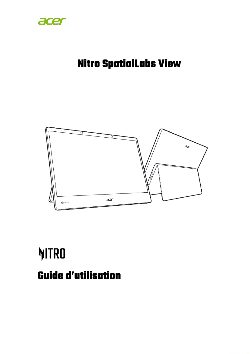 Página 1 del manual Manual de usuario Acer Nitro SpatialLabs View