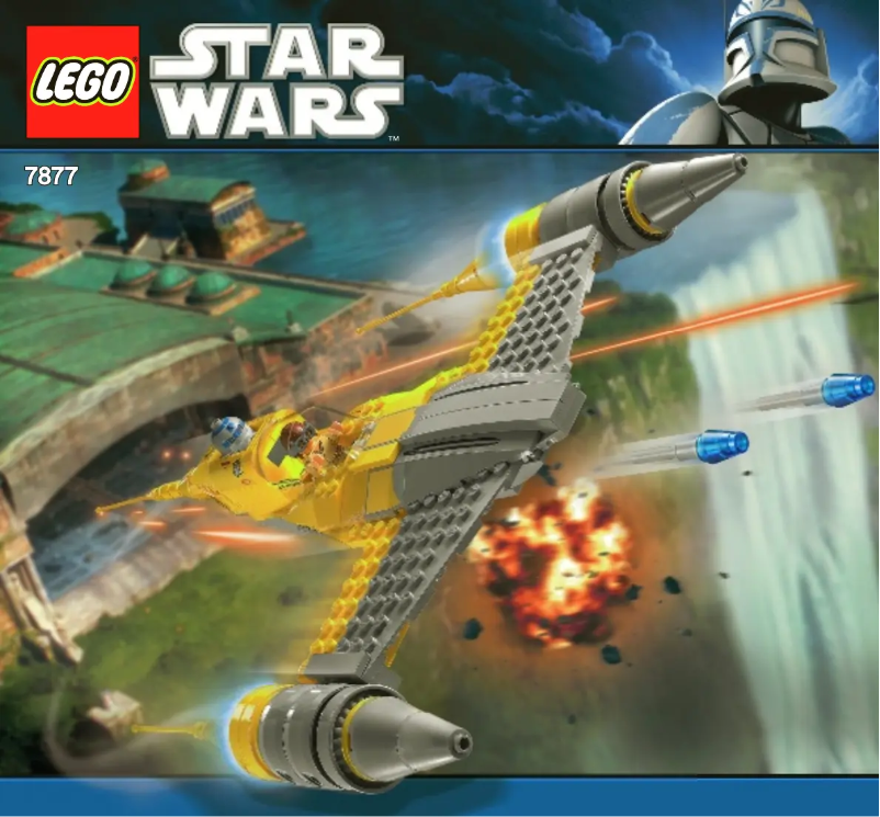 Image de la première page du manuel de l'appareil Naboo Starfighter (TM)