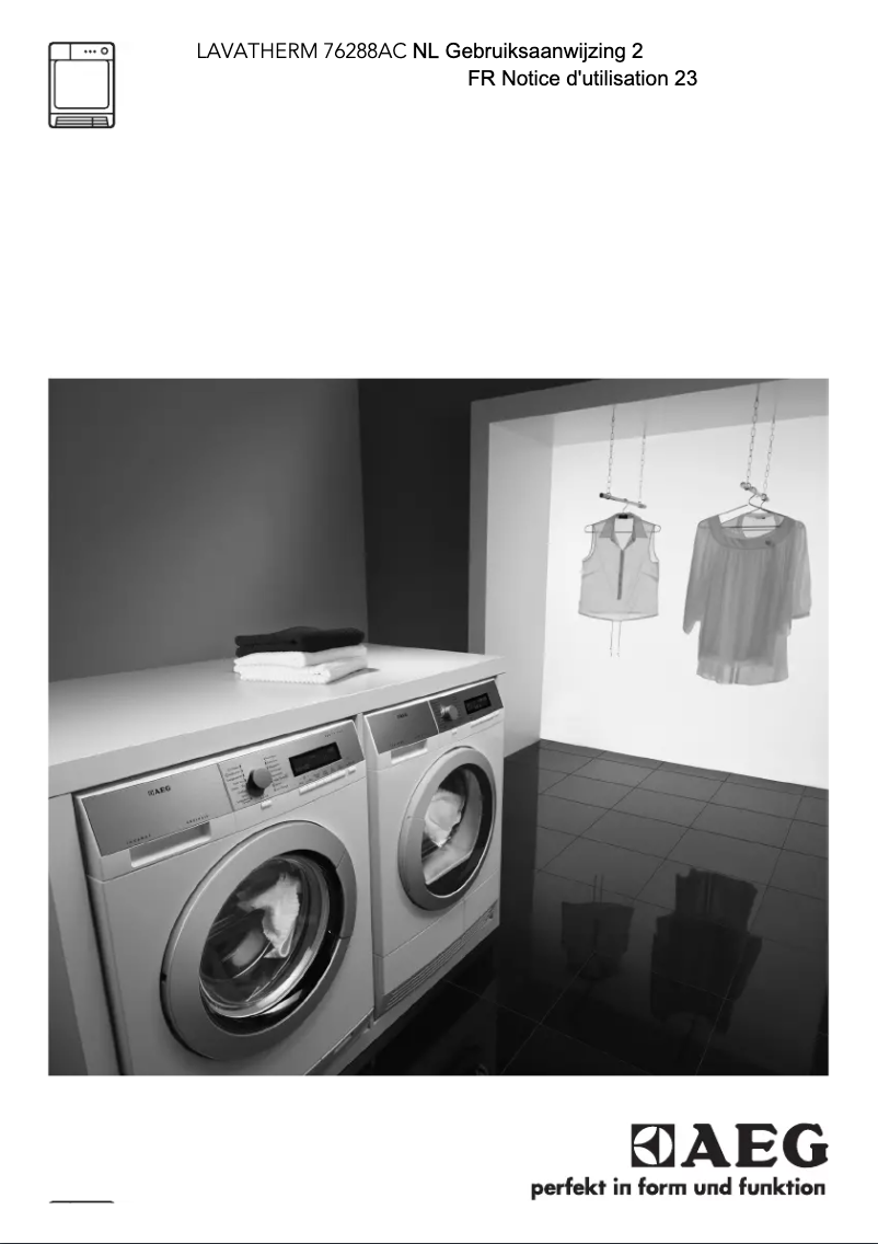 Page n°1 - Manuel utilisateur AEG Lavatherm 76288AC