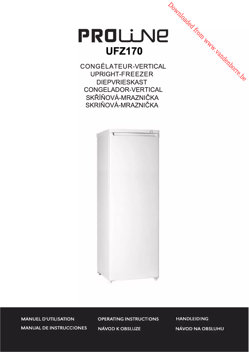 Page 1 de la notice Manuel utilisateur Proline UFZ170