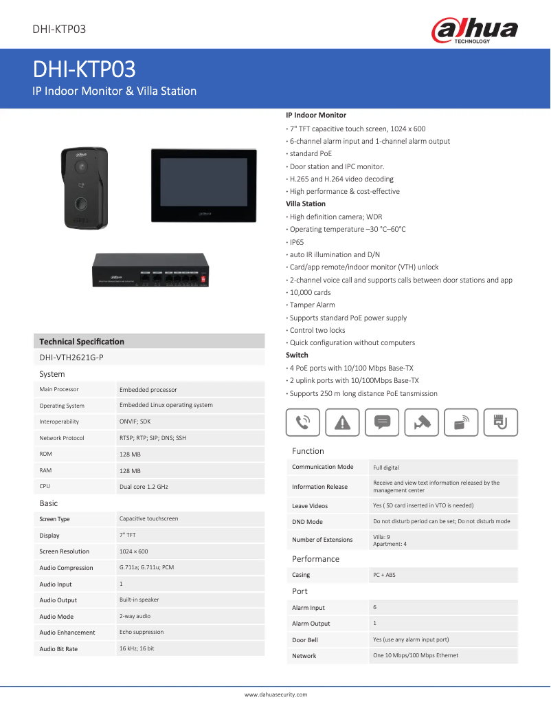 Image de la première page du manuel de l'appareil KTP03