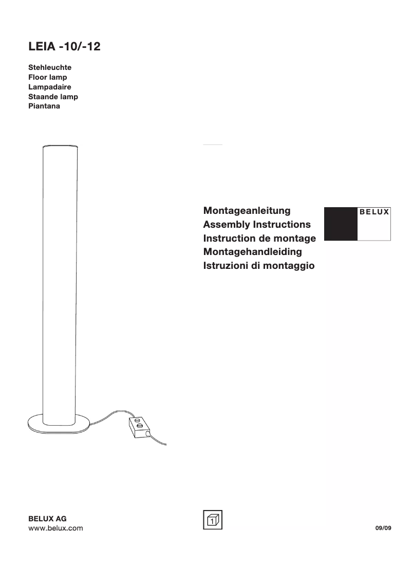 Página 1 del manual Manual de usuario Belux LEIA 12