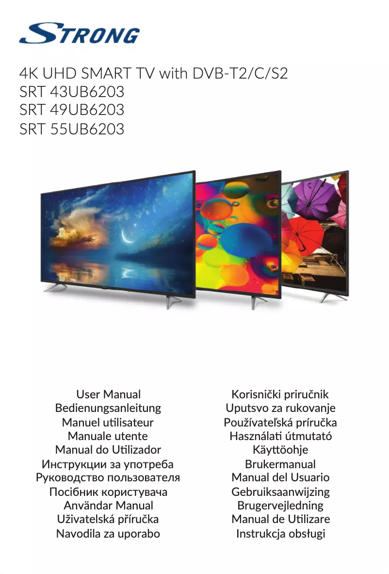 Page 1 de la notice Manuel utilisateur Strong SRT 49UB6203