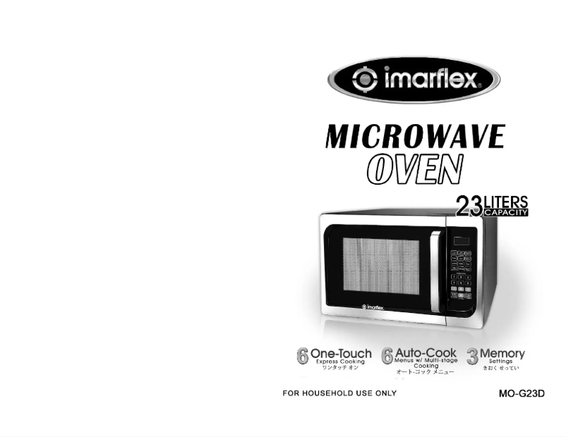 Página 1 del manual Manual de usuario Imarflex MO-G23D