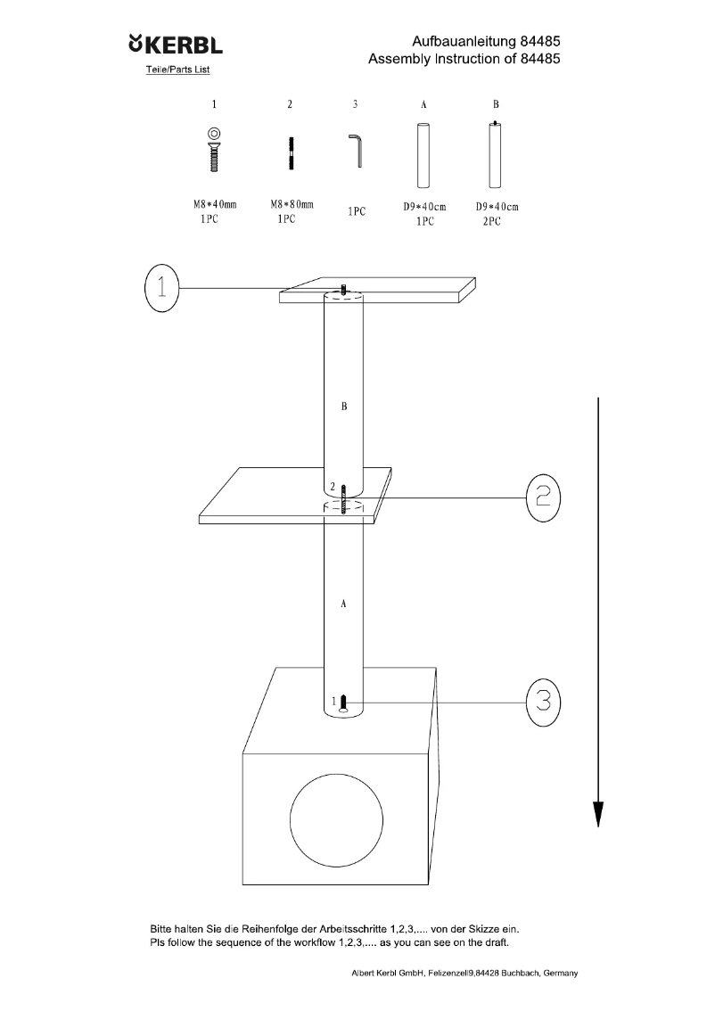 Page 1 de la notice Manuel utilisateur Kerbl Venus 84485