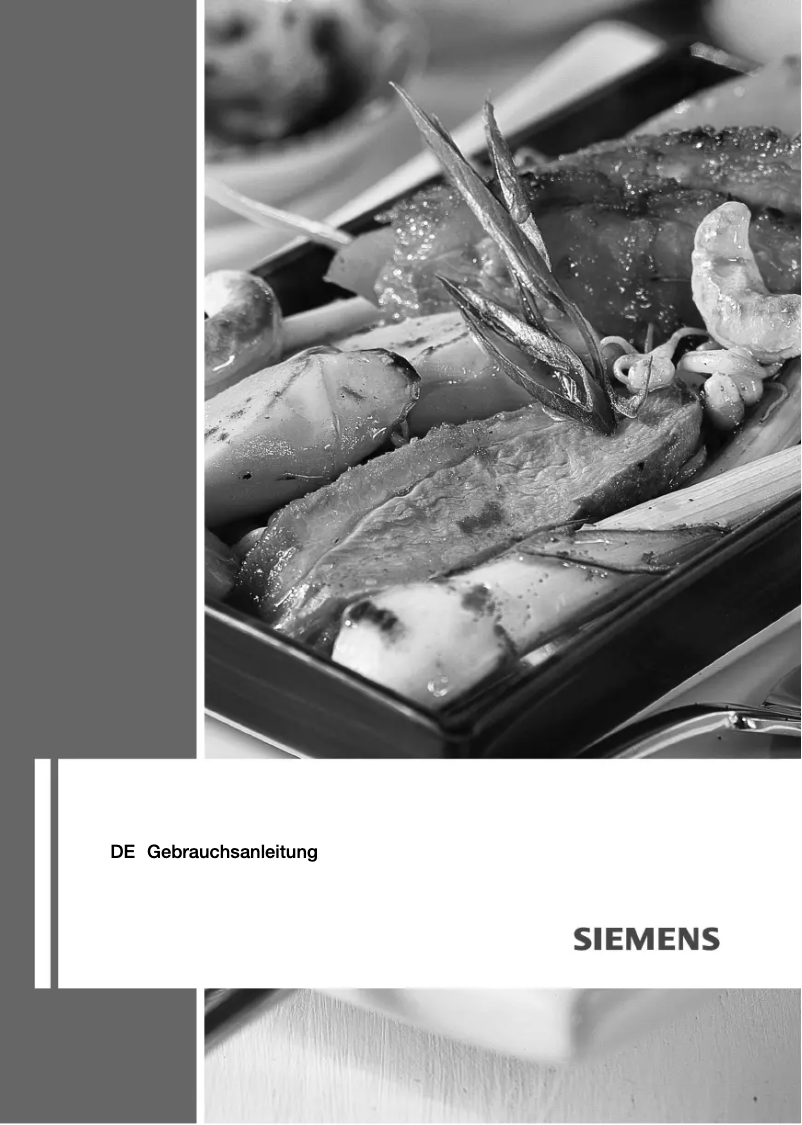 Page n°1 - Manuel utilisateur Siemens HB43BC551E