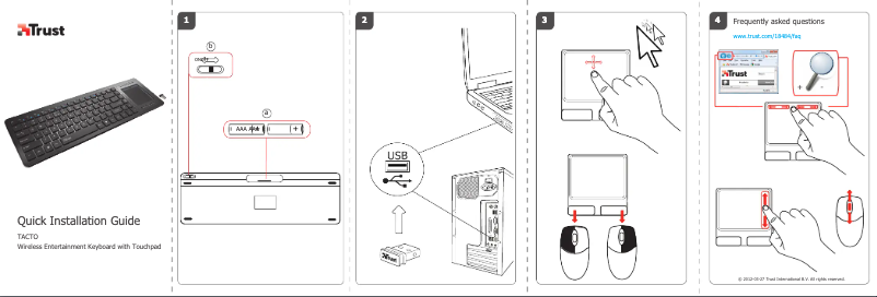 Image de la première page du manuel de l'appareil Tacto 18487