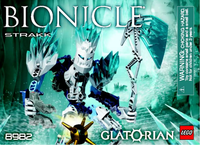 Image de la première page du manuel de l'appareil Bionicle 8982