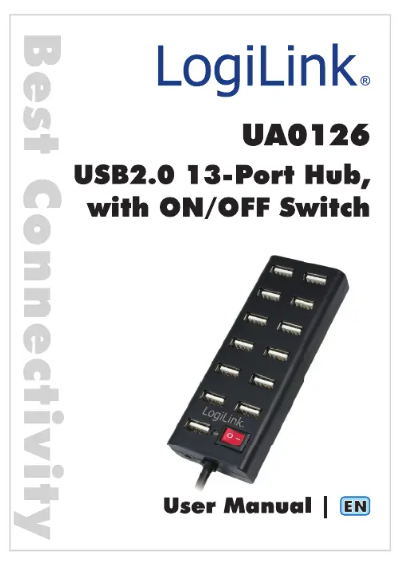Page n°1 - Manuel utilisateur LogiLink UA0126
