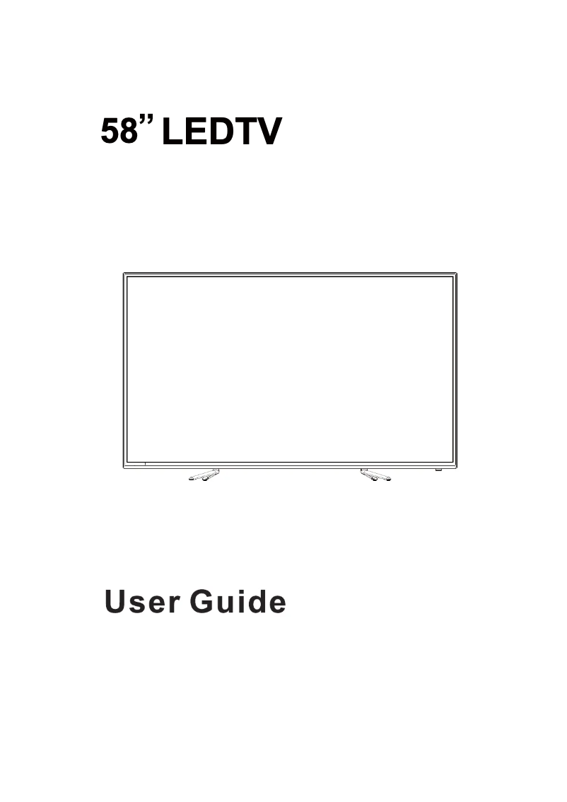 Image de la première page du manuel de l'appareil C58ANSMT