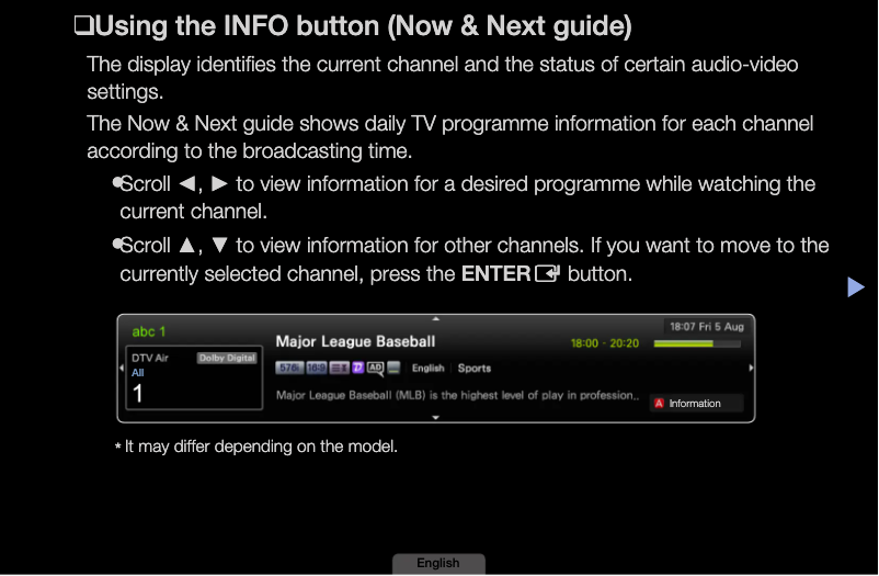 Page 1 de la notice Manuel utilisateur Samsung UA32D4000