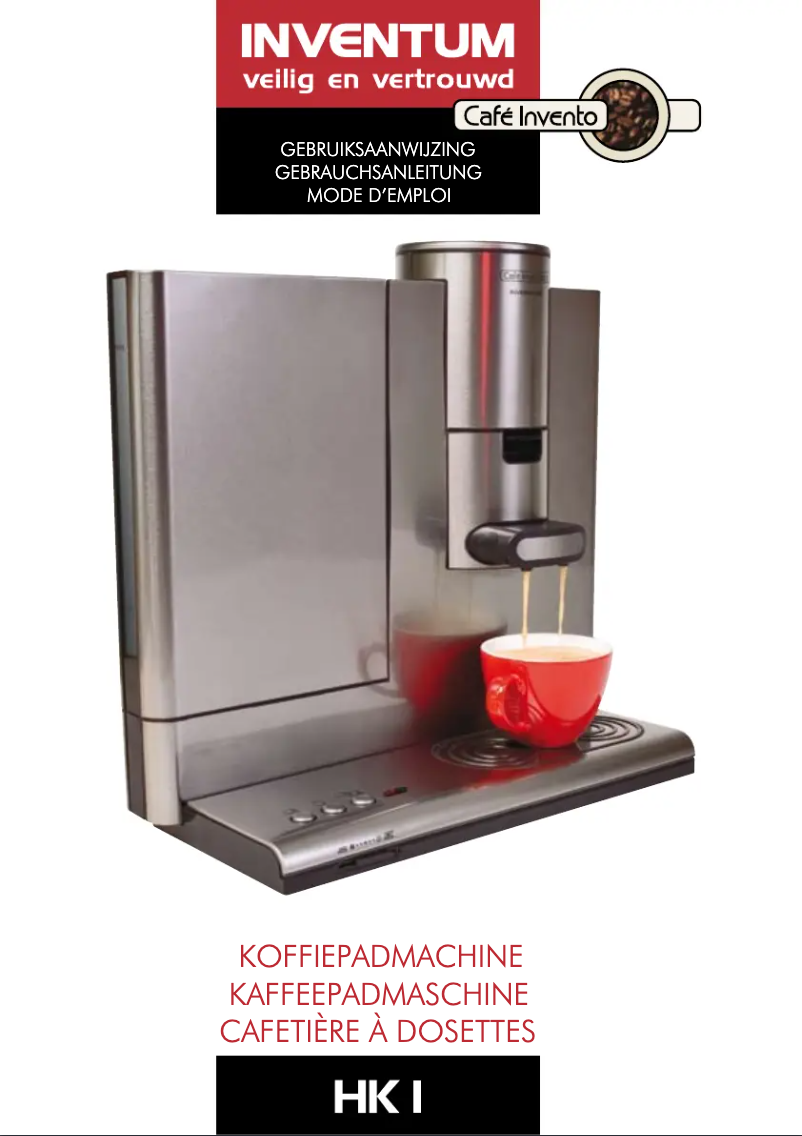 Page 1 de la notice Manuel utilisateur Inventum HK1