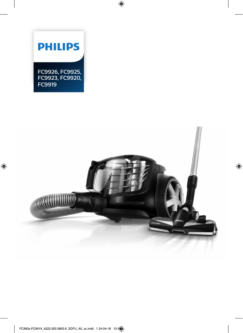 Page n°1 - Manuel utilisateur Philips Marathon Ultimate FC9926
