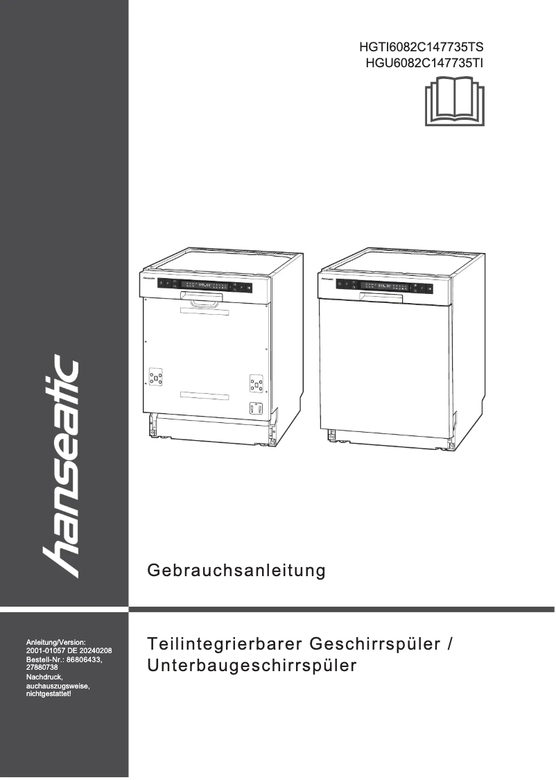 Page 1 de la notice Manuel utilisateur Hanseatic HGU6082C147735TI