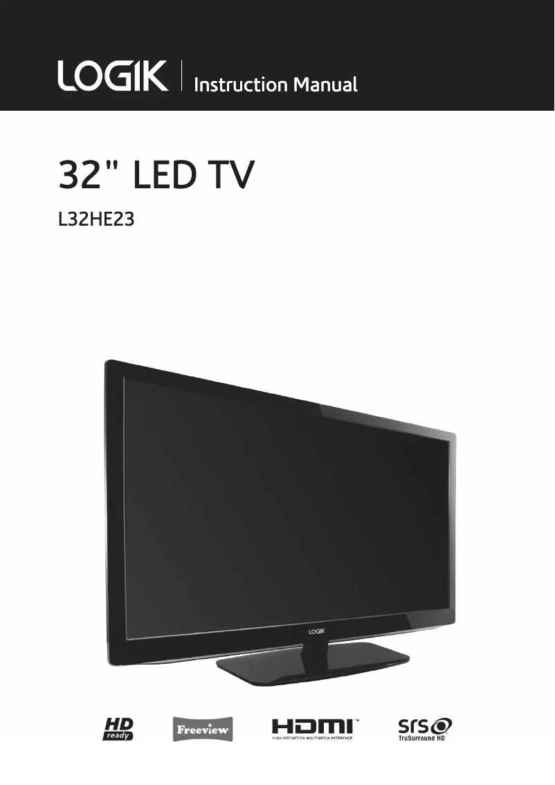 Image de la première page du manuel de l'appareil L32HE23