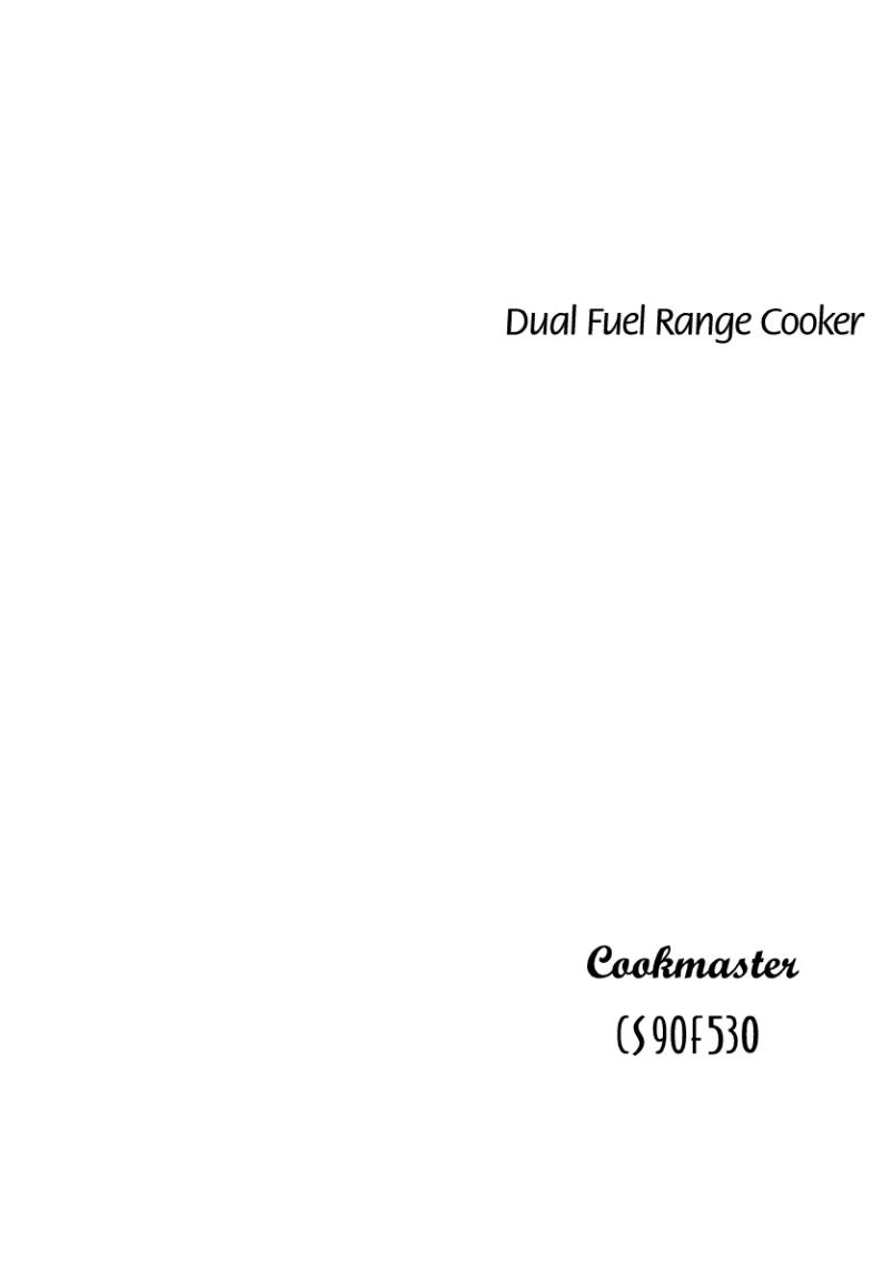 Image de la première page du manuel de l'appareil Cuisinemaster CS90F530