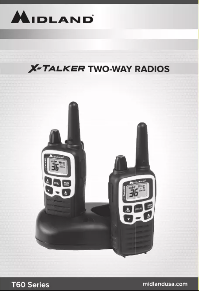 Page n°1 - Manuel utilisateur Midland X-Talker T61VP3