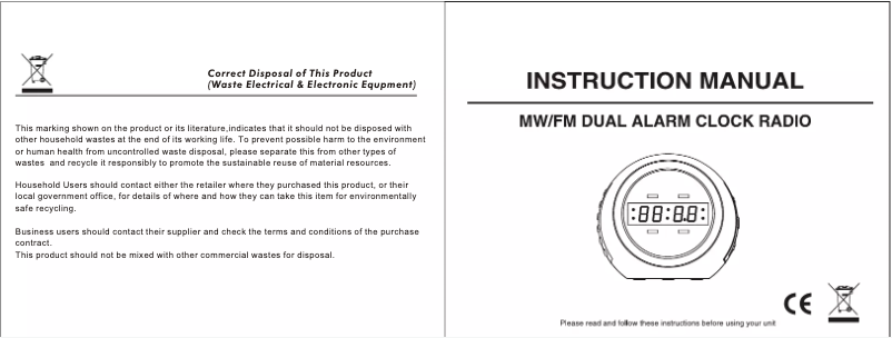 Image de la première page du manuel de l'appareil FRA200