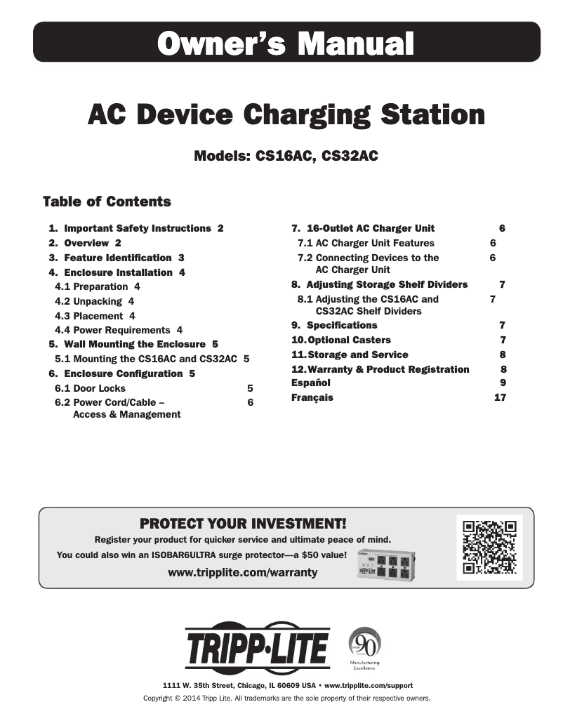 Image de la première page du manuel de l'appareil CS32AC