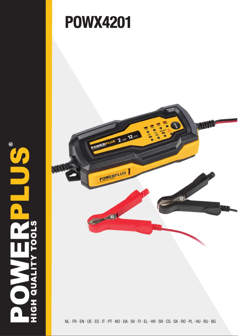Imagen de la primera página del manual del dispositivo POWX4201