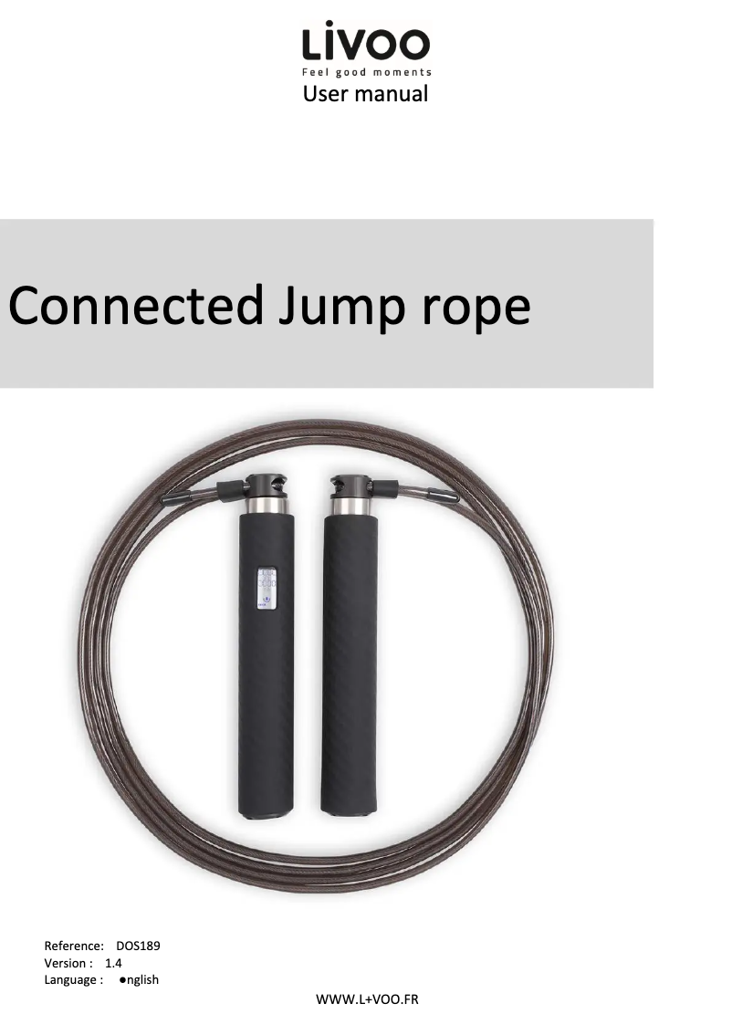 Image de la première page du manuel de l'appareil DOS189