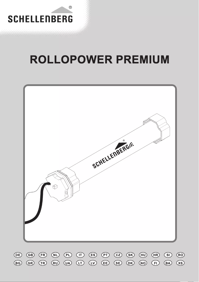 Page n°1 - Manuel utilisateur Schellenberg Rollopower Premium