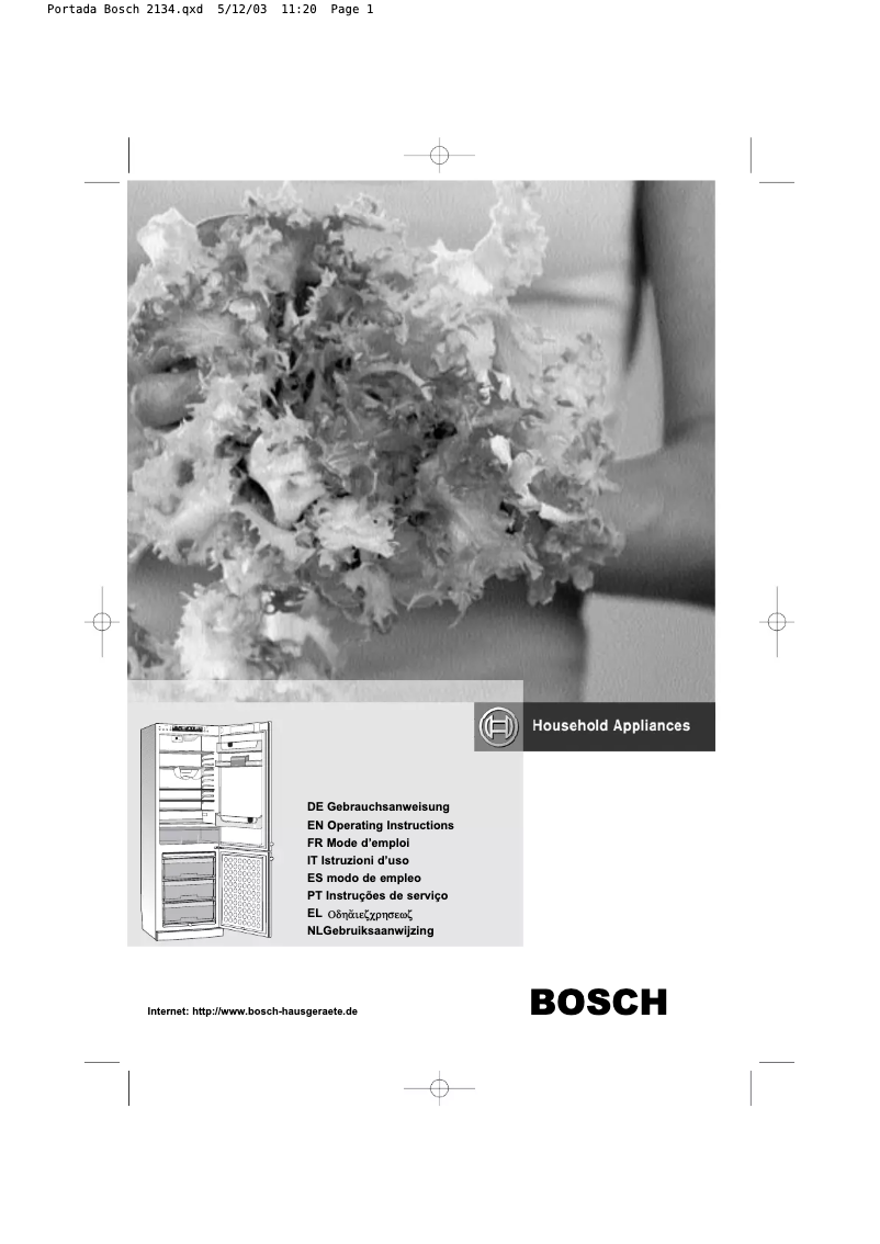 Page n°1 - Manuel utilisateur Bosch KGP36370