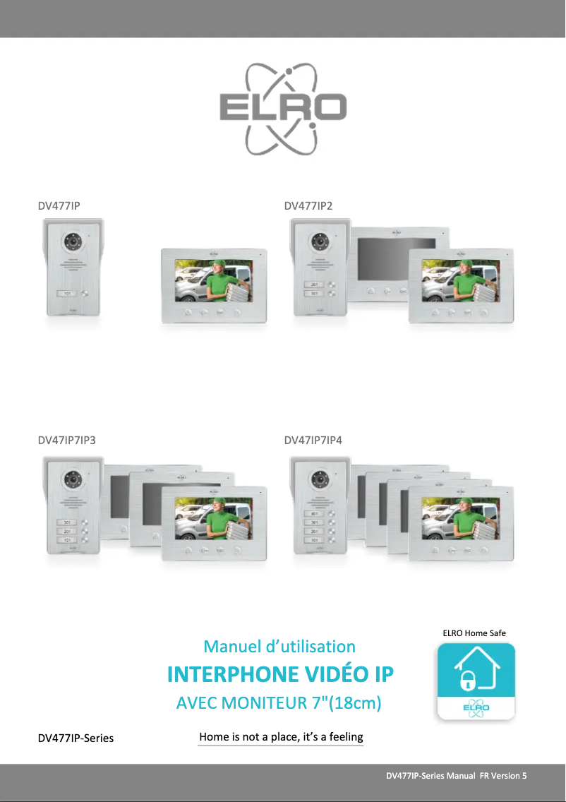 Image de la première page du manuel de l'appareil DV477IP4