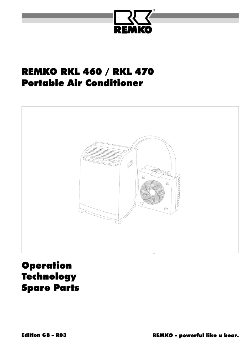 Page 1 de la notice Manuel utilisateur Remko RKL 470